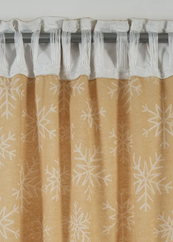 Jacquard gordijn van biologisch katoen (1 stuk), bonprix