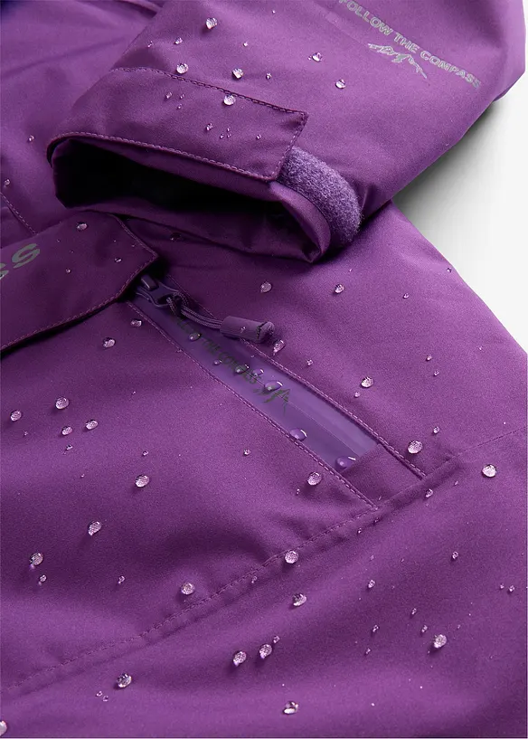 Outdoor jas met fleece voering, waterdicht, bonprix