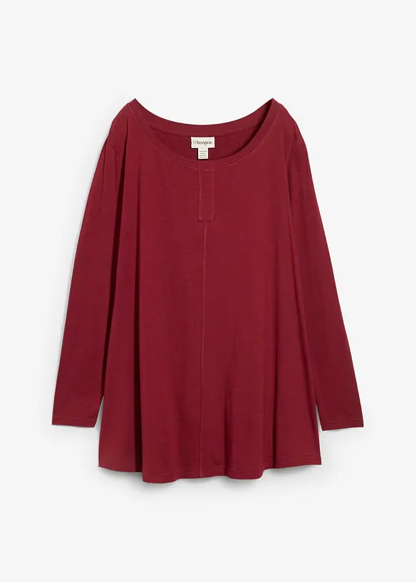 Longsleeve van een katoen/viscose-mengsel, bonprix