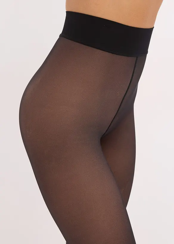 Warme maillot in transparante look, bonprix
