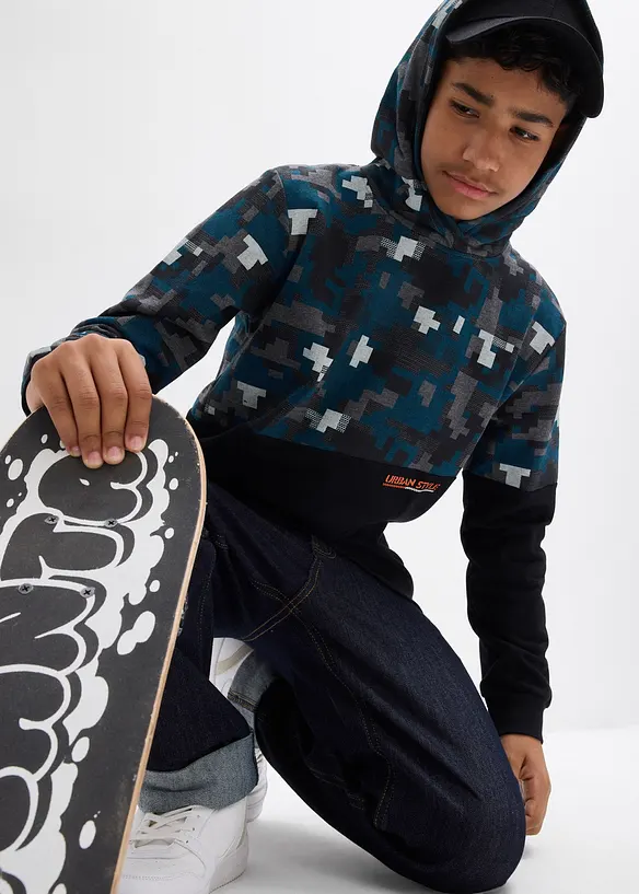 Hoodie met biologisch katoen, bonprix