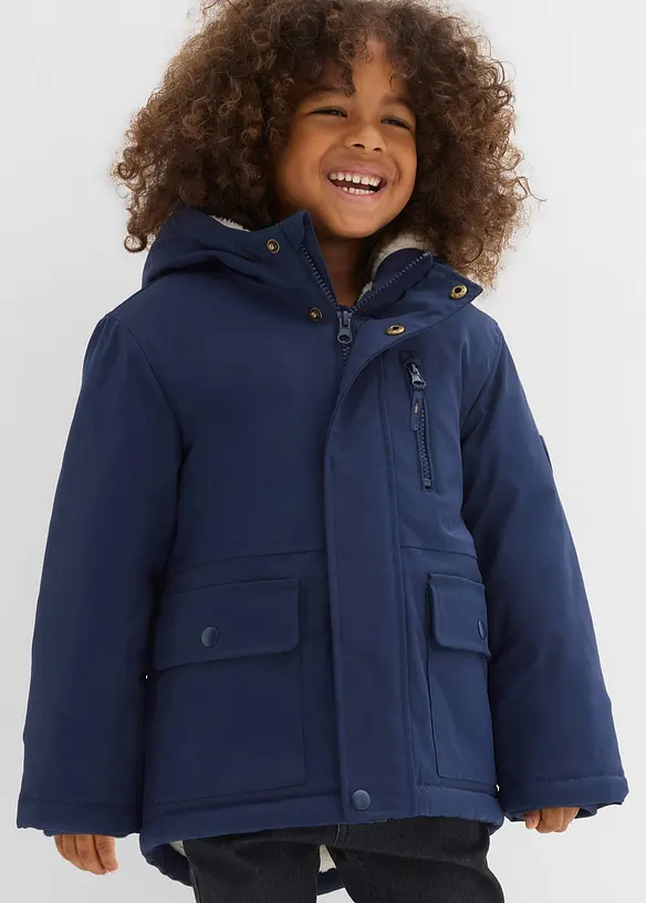Winterjas met teddy voering, bonprix