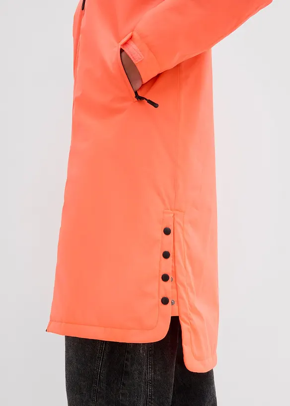 Waterdichte, lange regenjas in midilengte, bonprix