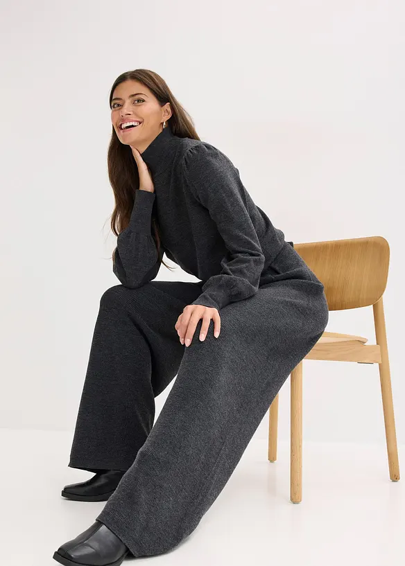 Fijngebreide broek, bonprix