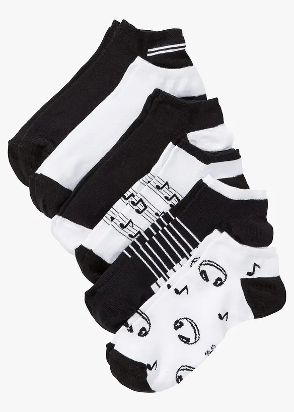 Korte sokken (6 paar), bonprix