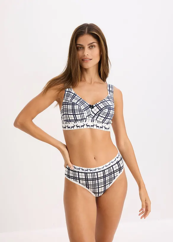 Maxislip met katoen (set van 4), bonprix
