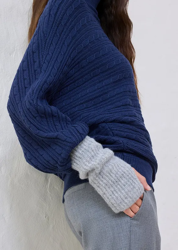 Wollen armwarmers met alpacawol, bonprix