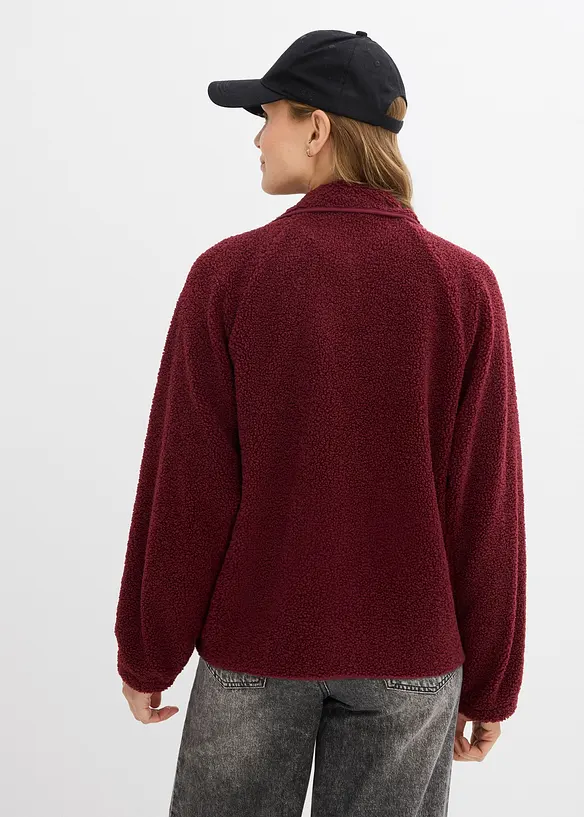 3-in-1 zwangerschapsjas/voedingsjas van teddy fleece, bonprix