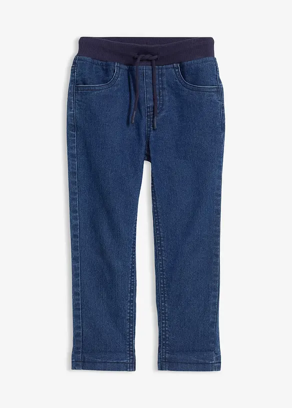 Thermojeans regular fit met jersey voering, straight, bonprix