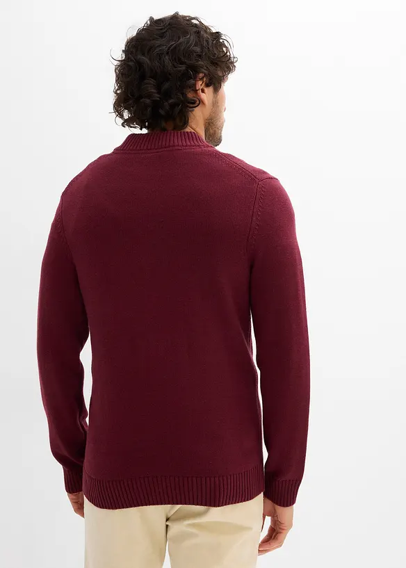 Fijn gebreid vest van puur katoen, bonprix