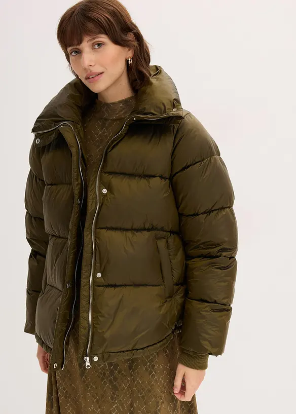 Oversized gewatteerde jas, bonprix