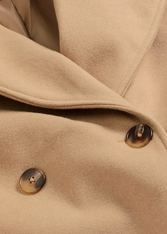 Lange oversized jas in wollen look, bonprix