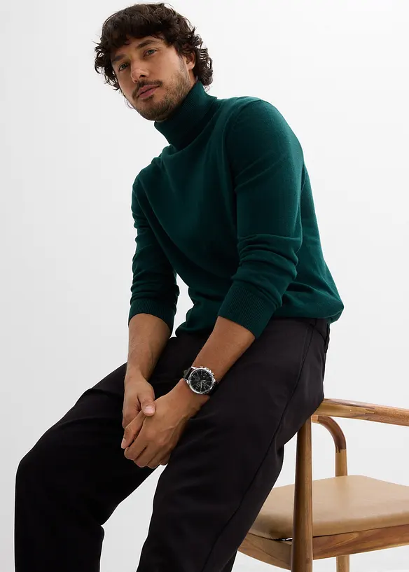 Coltrui met merinowol, slim fit, bonprix