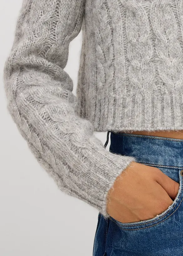 Grof gebreid vest, bonprix