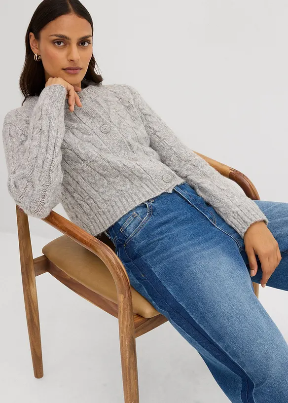 Grof gebreid vest, bonprix