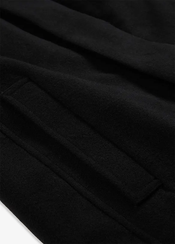 Korte coat in wollen look, bonprix