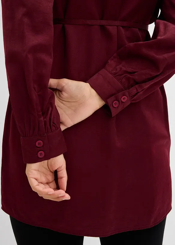 Zwangerschapsblouse van zacht satijn, bonprix