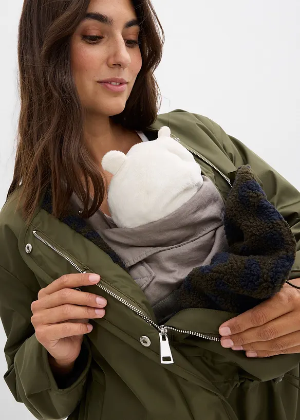 4-in-1 omkeerbaar bomberjack met draagzakinzet, bonprix