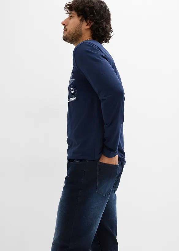 Regular fit stretch jeans met comfort fit, straight, bonprix