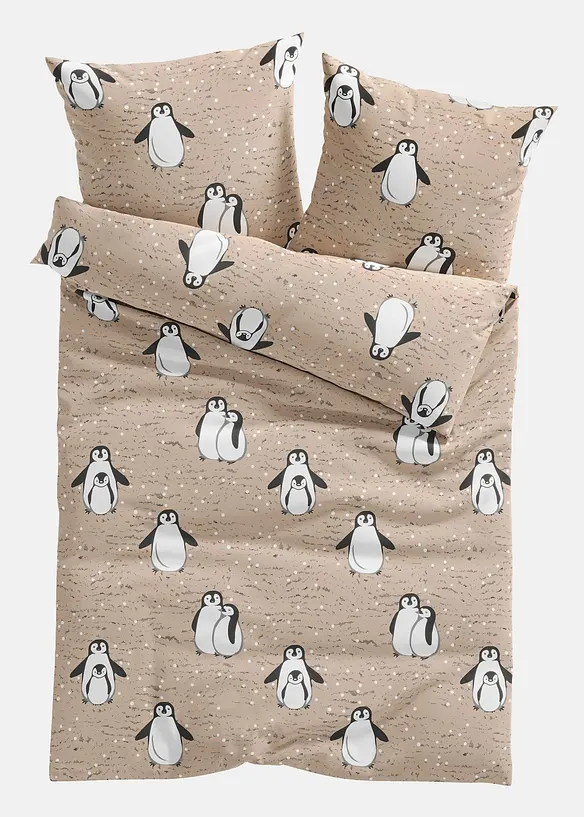 Dekbedovertrek met pinguïns, bonprix