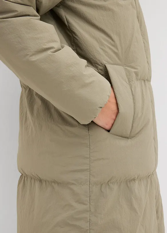 Lange gewatteerde jas, bonprix