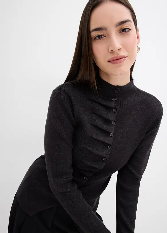 Vest in een zachte viscosemix, bonprix