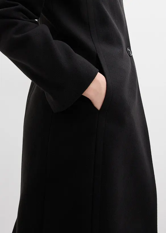 Lange jas in wollook, bonprix