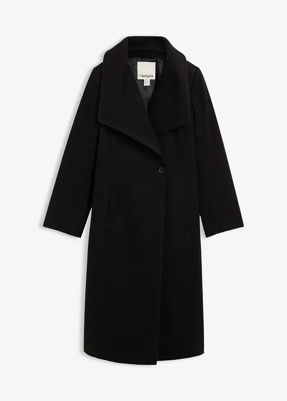 Lange jas in wollook, bonprix