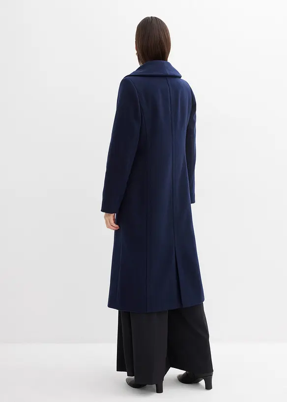 Lange jas in wollook, bonprix