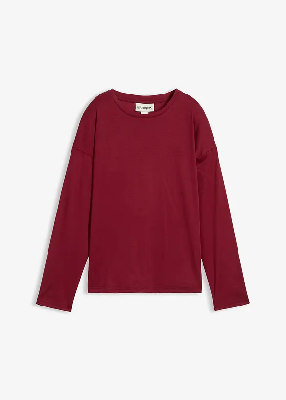 Longsleeve met zijde, bonprix