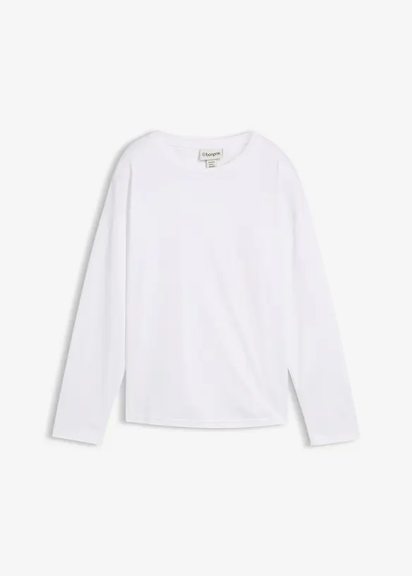 Longsleeve met zijde, bonprix