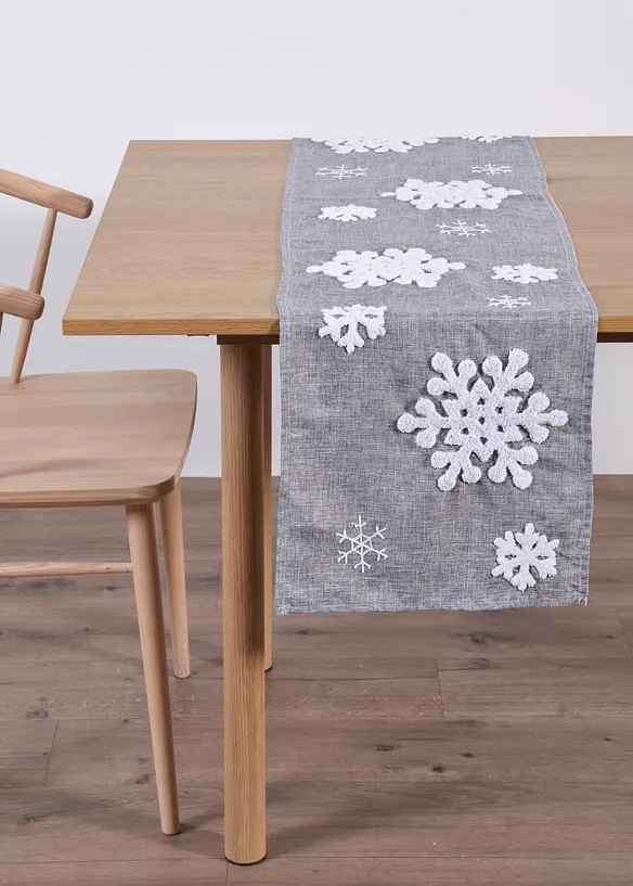 Tafelloper met zachte sneeuwvlokken, bonprix