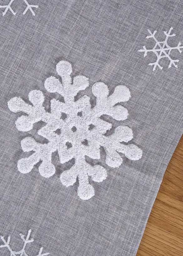 Tafelloper met zachte sneeuwvlokken, bonprix