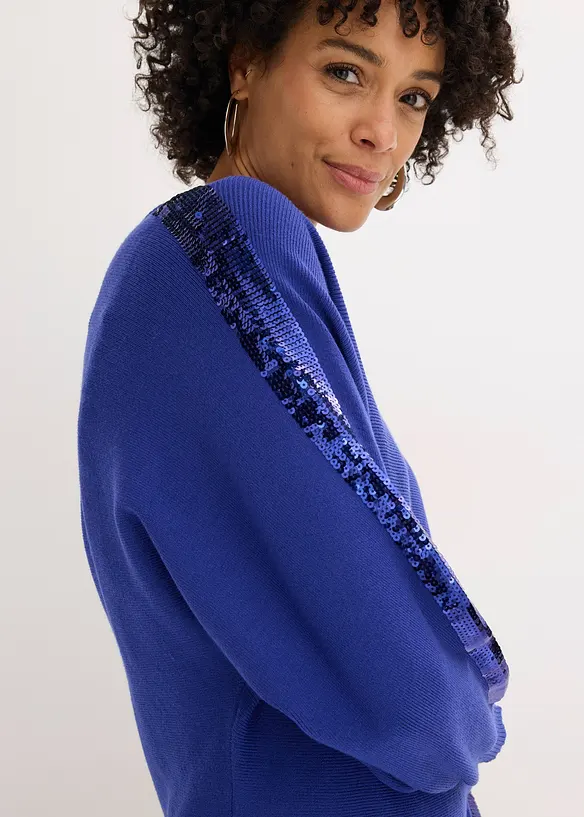 Trui met pailletten, bonprix