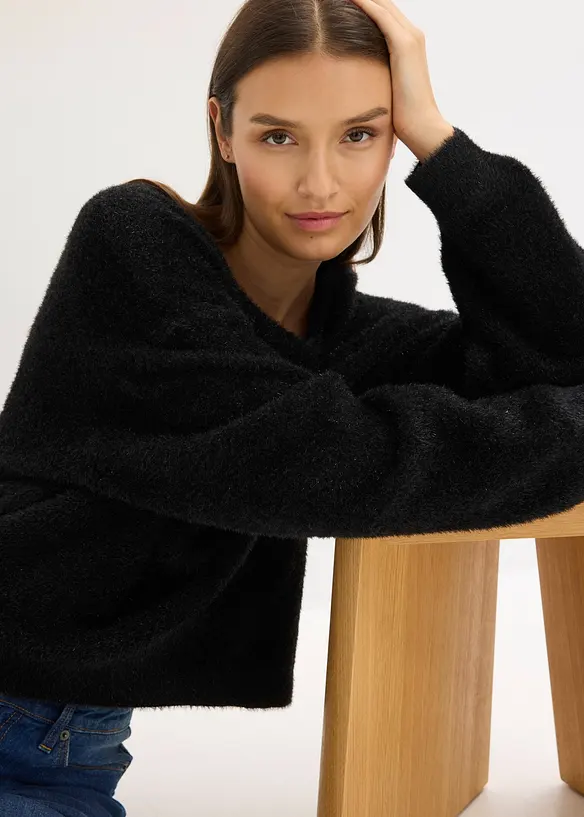 Fijngebreide trui, bonprix