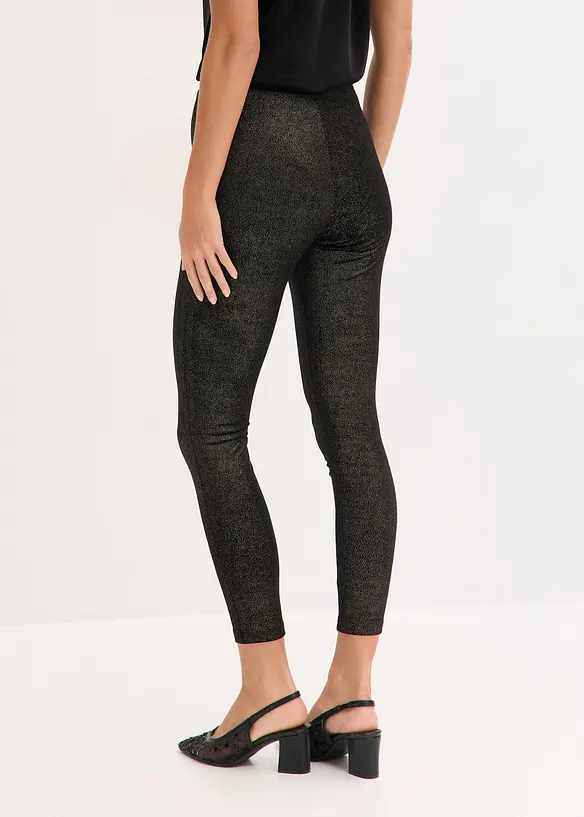 Glanzende legging van fluweel, bonprix