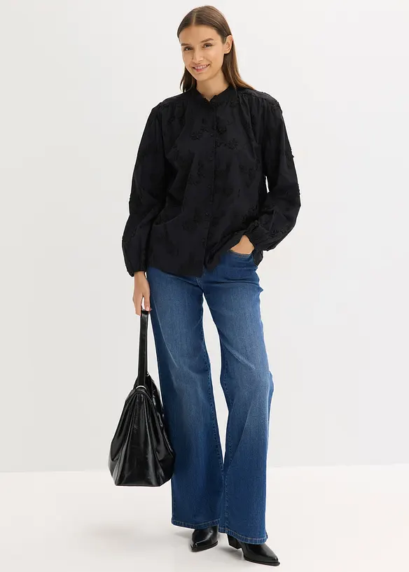 Blouse van puur katoen, bonprix