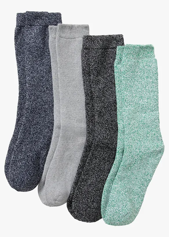 Thermo frotté sokken (4 paar), bonprix