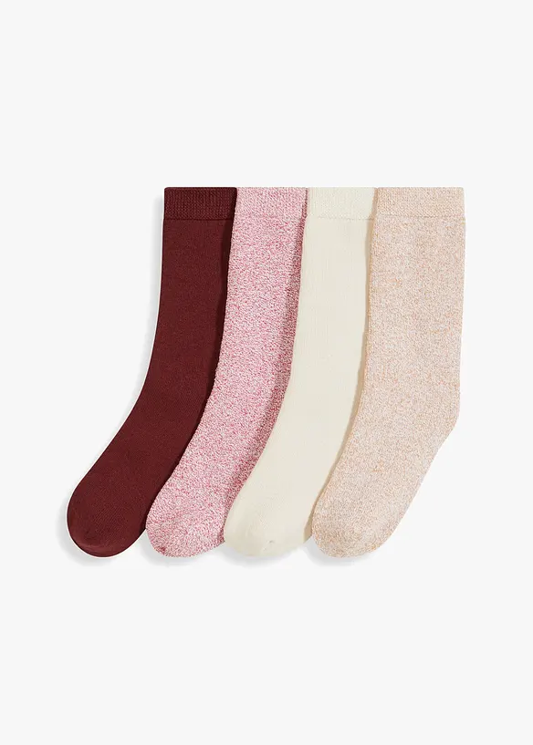 Thermo frotté sokken (4 paar), bonprix