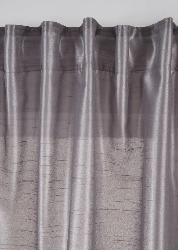 Gordijn met zacht glanseffect, ook en in extra lang (1 stuk), bonprix