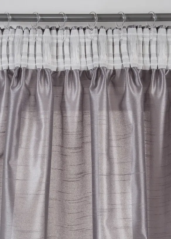 Gordijn met zacht glanseffect, ook en in extra lang (1 stuk), bonprix