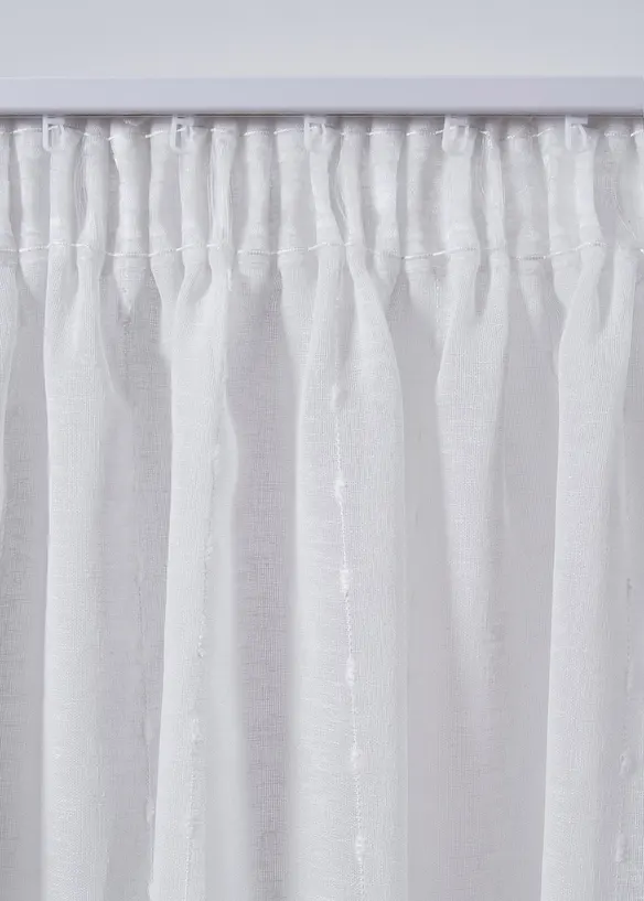 Gordijn met geweven strepen (1 stuk), bonprix