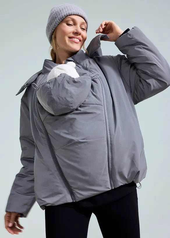 3-in-1 reflecterende zwangerschapsjas met draaginzet, bonprix