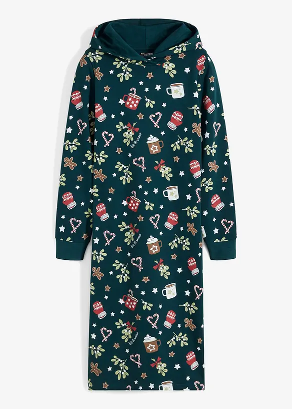 Sweatjurk met kerstmotieven, bonprix