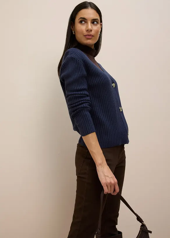 Geribt vest, bonprix
