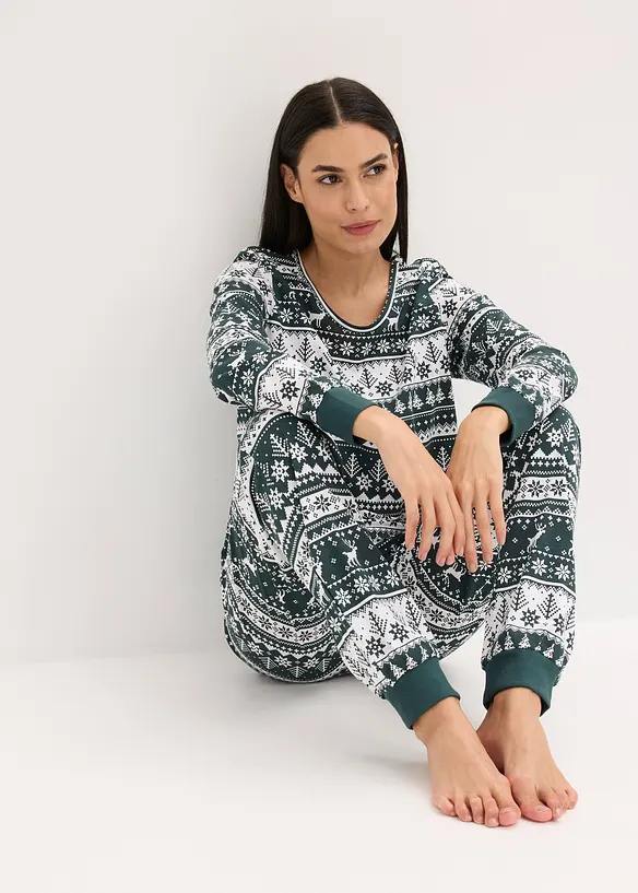 Pyjama van biologisch katoen, bonprix