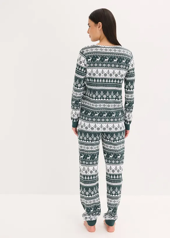 Pyjama van biologisch katoen, bonprix