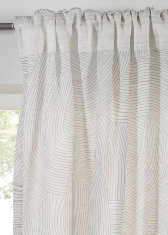 Gordijn van duurzaam materiaal (1 stuk), bonprix