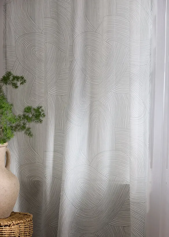 Gordijn van duurzaam materiaal (1 stuk), bonprix