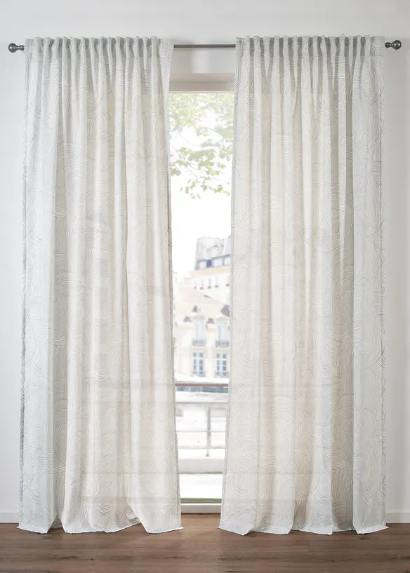 Gordijn van duurzaam materiaal (1 stuk), bonprix